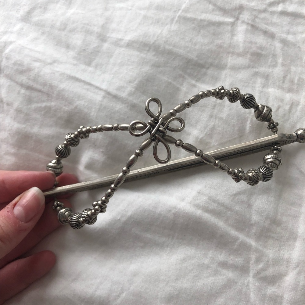 Silver Hair Clip